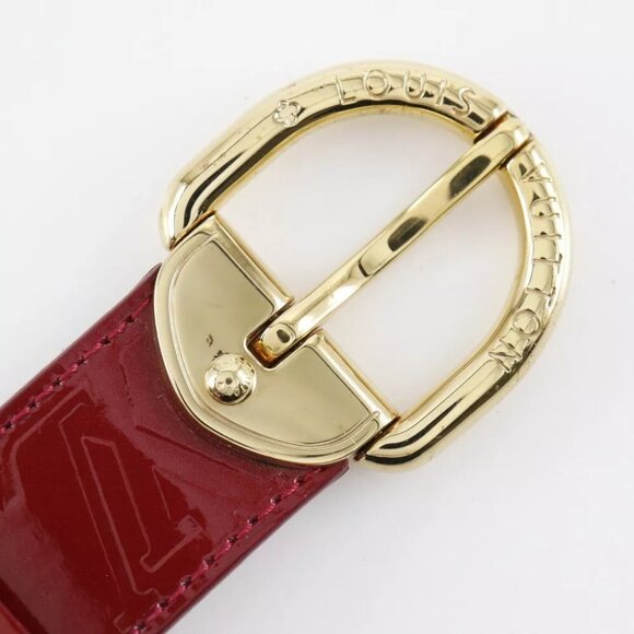 LOUIS VUITTON ceinture belt M6980 Pomdamul Red Monogram Vernis Women - Picture 14 of 16